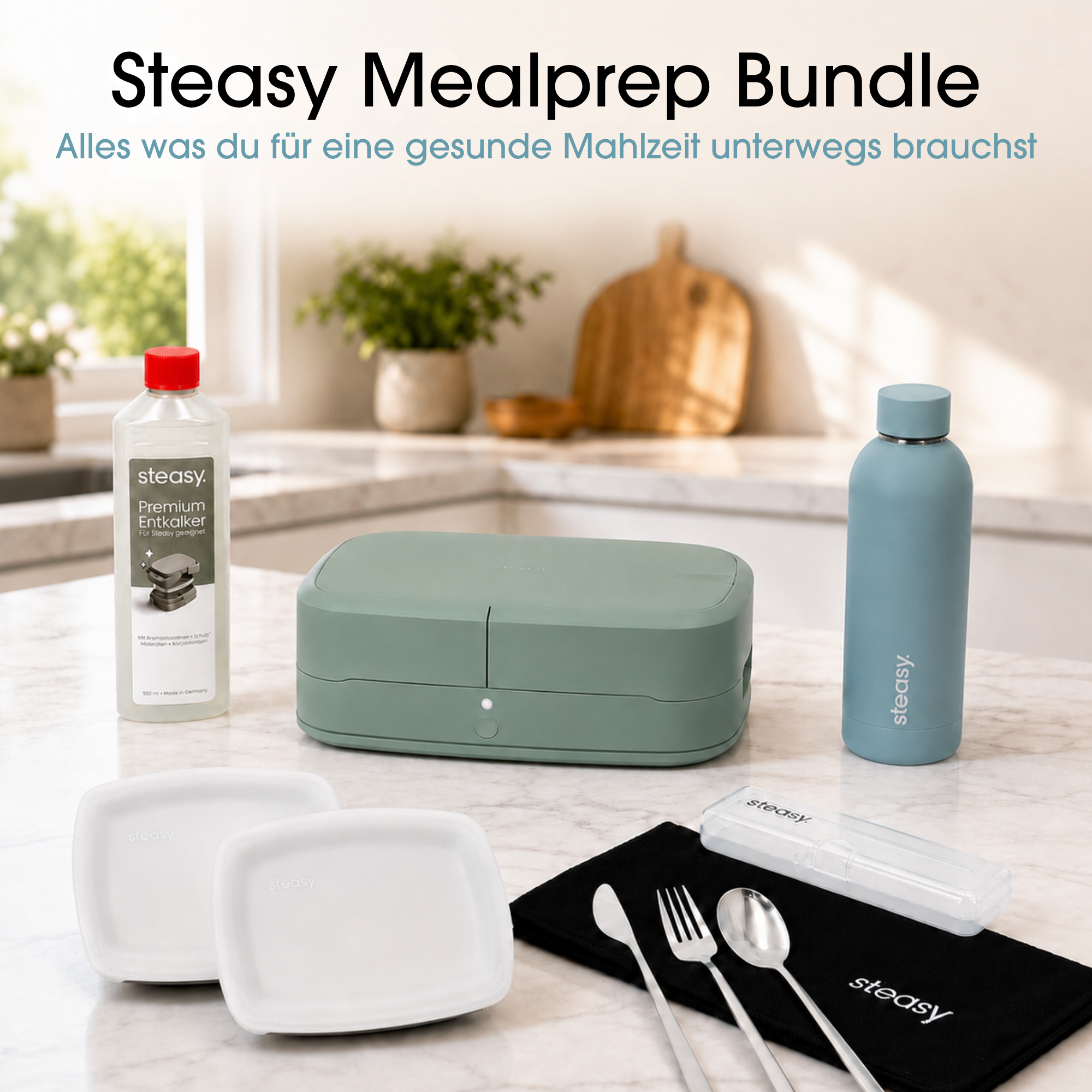 Steasy Mealprep Bundle in Green Pepper