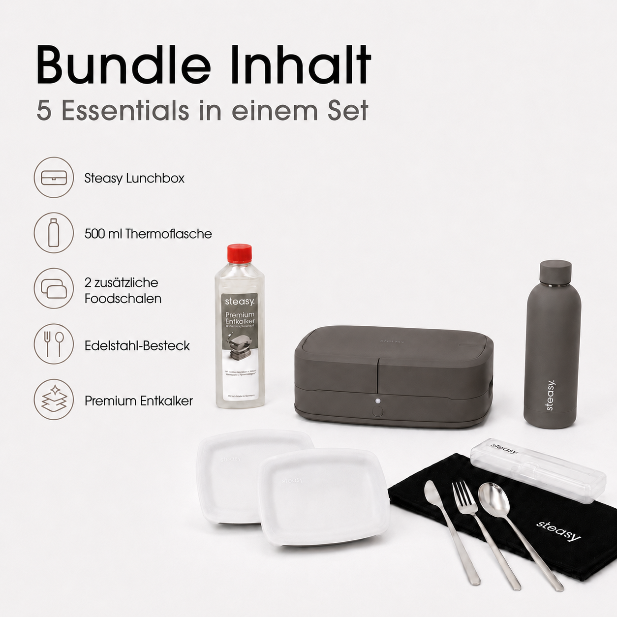 Steasy Mealprep Bundle in Lava Salt