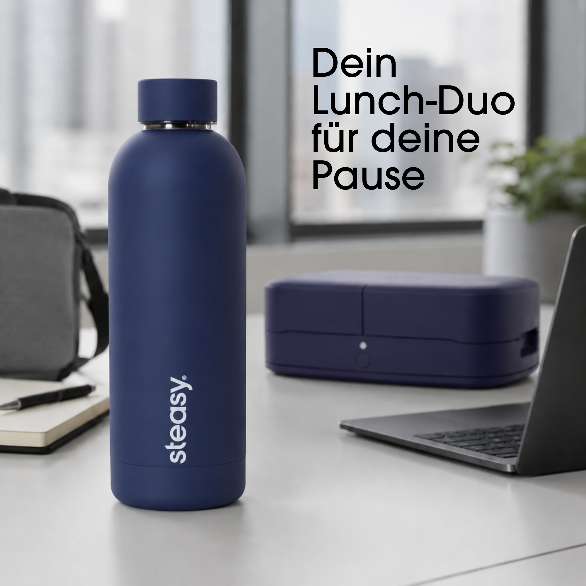 Steasy Edelstahl Thermoflasche in Purple Ginger