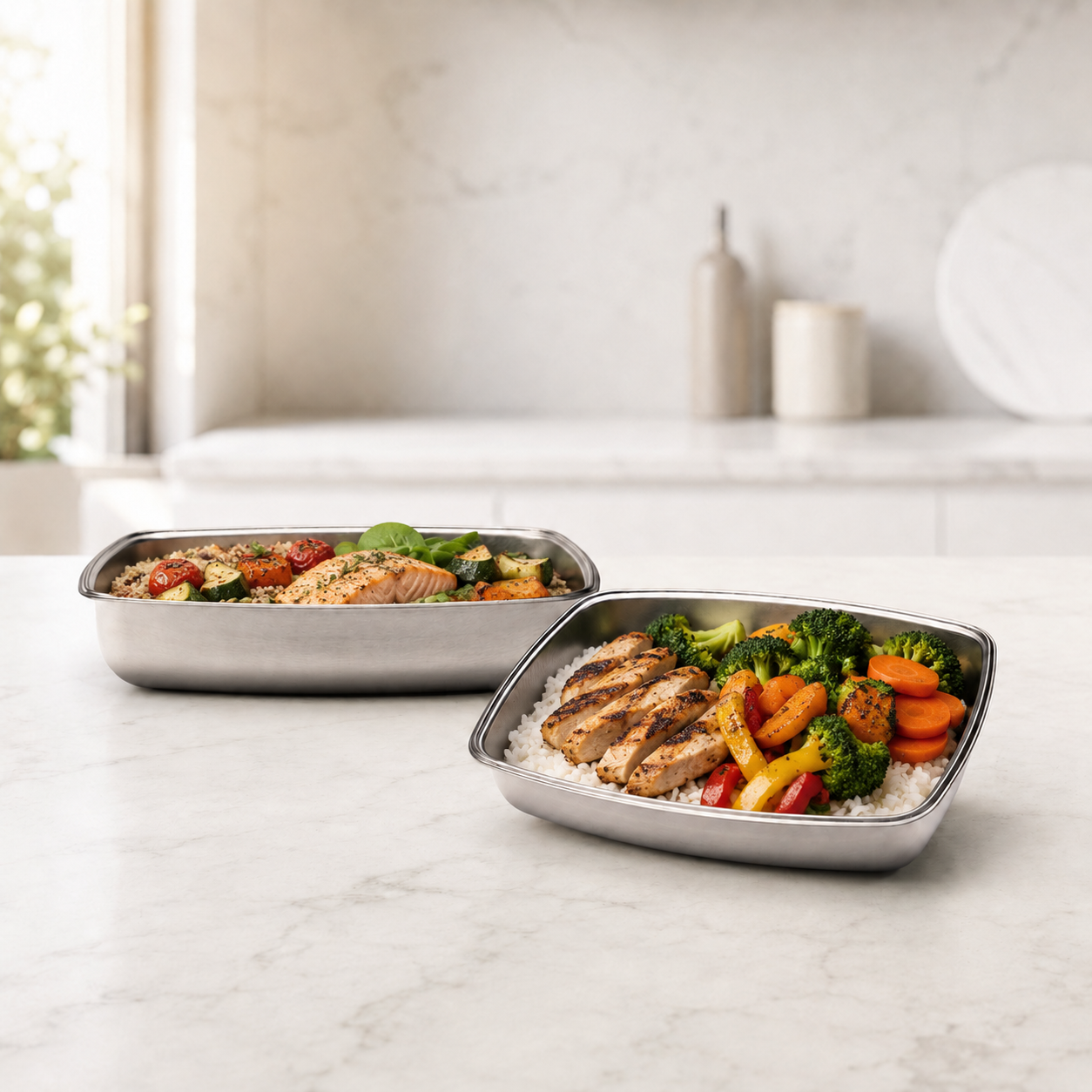 2er-Set Foodschalen