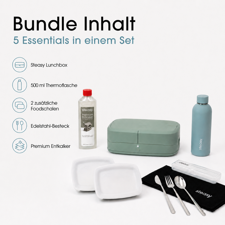Steasy Mealprep Bundle in Green Pepper