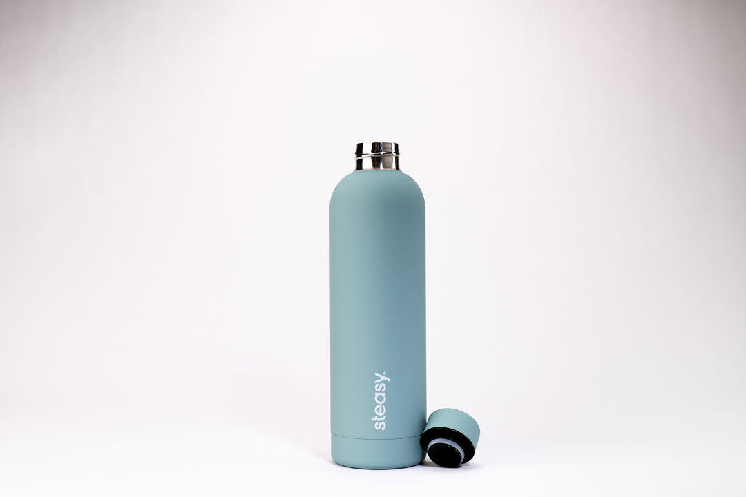 Steasy Edelstahl Thermoflasche in Green Pepper
